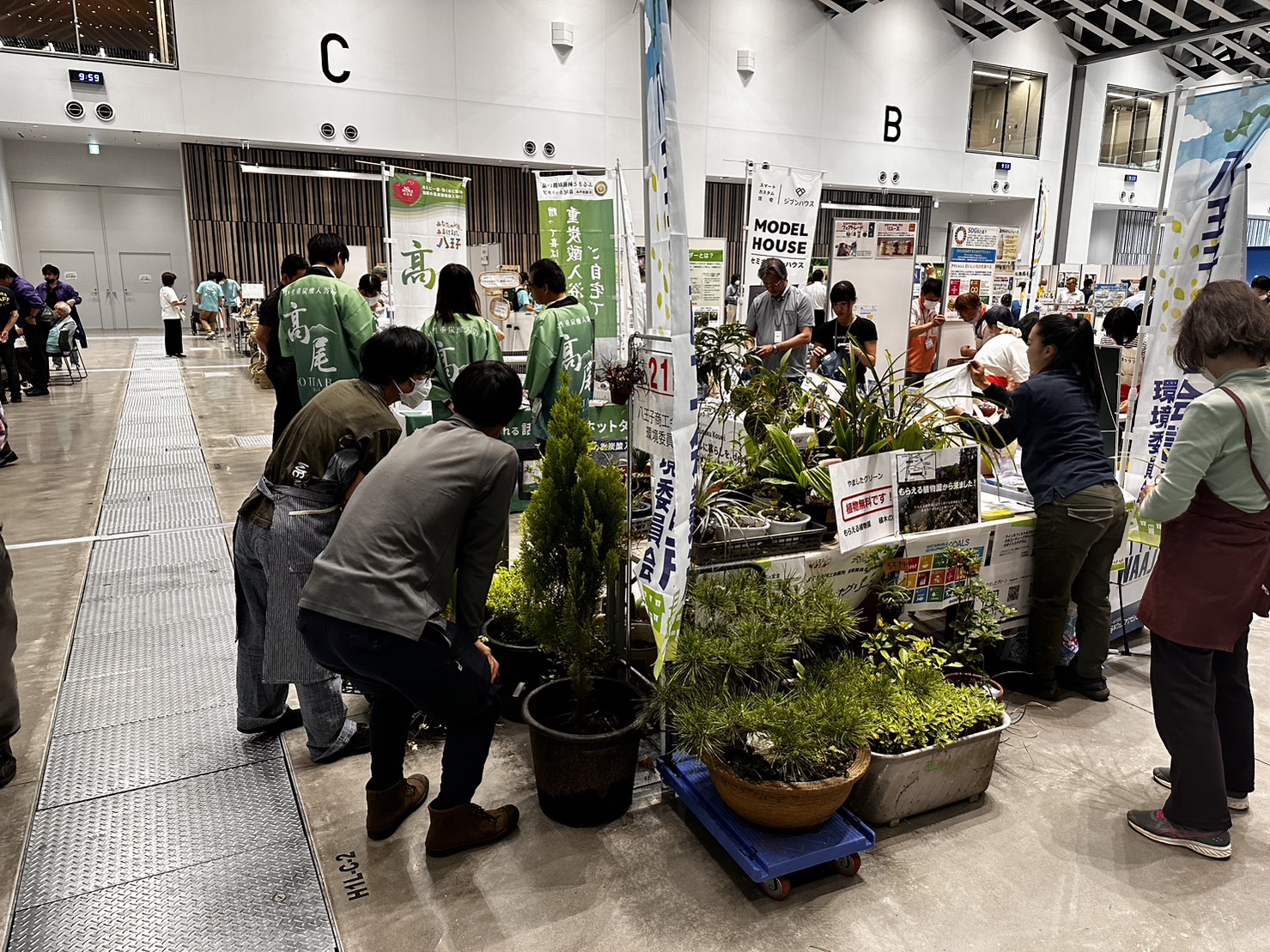 2023/6/4 東京たま未来メッセで開催された「2023八王子環境フェスティバル」に出店したやましたグリーン【植木の里親】
