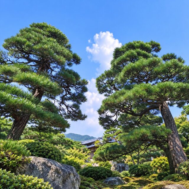 黒松の剪定方法｜芽摘みをしなかった枝を切り戻して整える考え方